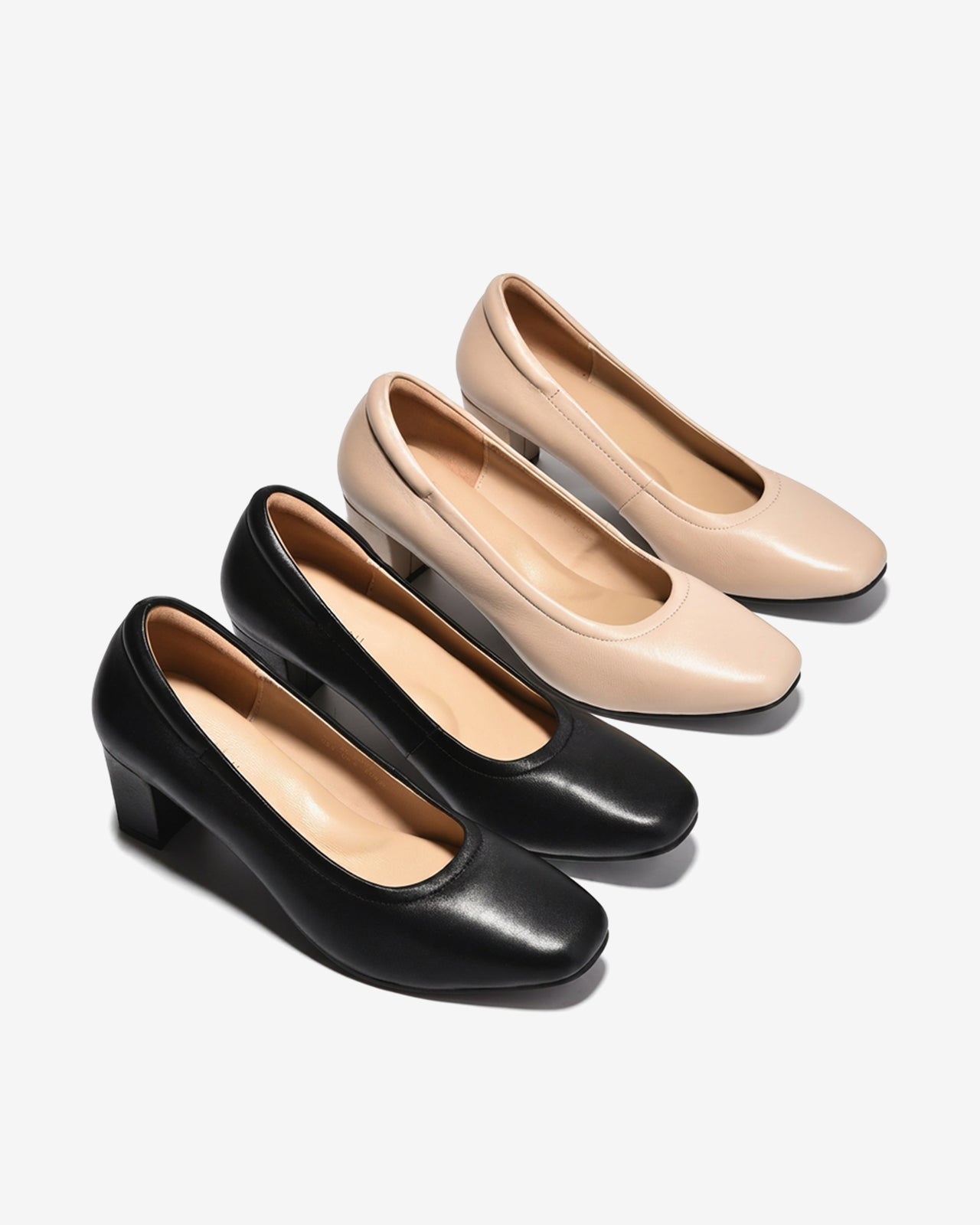 Giày Cao Gót Nữ Gót Trụ Zuciani Venaro Sofa Pumps-GSD07Đen Color2