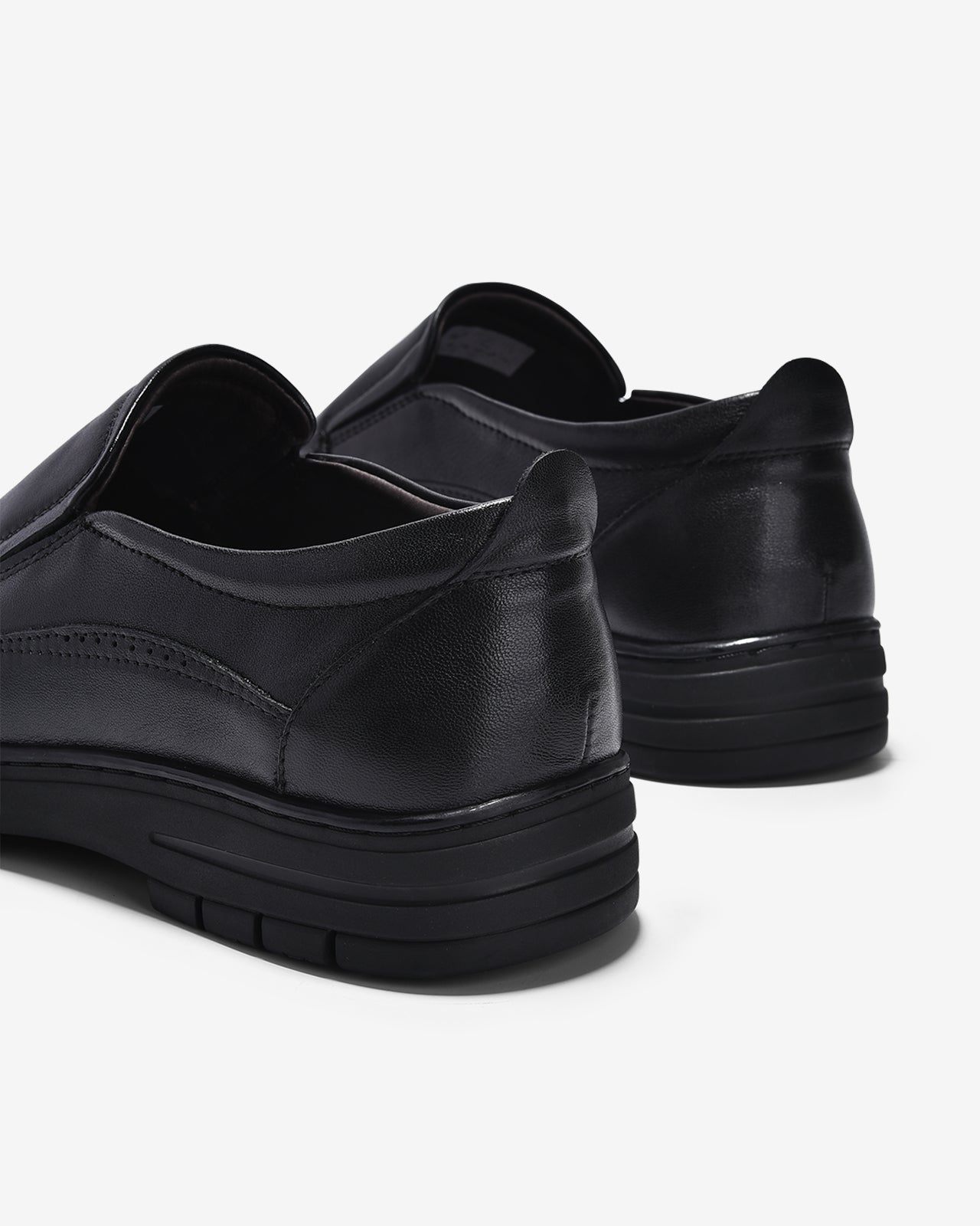 Giày Lười Nam Zuciani Đế Cao Su Đúc Da Mềm-GCF73-Đen Color1