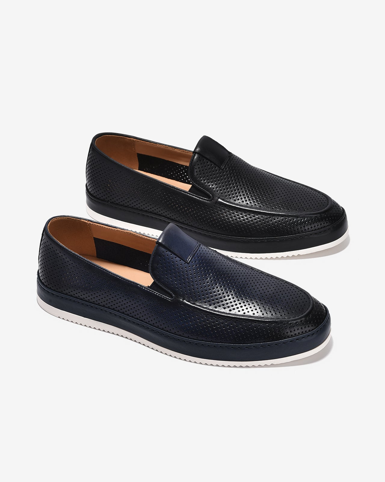 Giày Lười Nam Zuciani Đế Bằng Phối Màu-GRW18-Xanh Color2