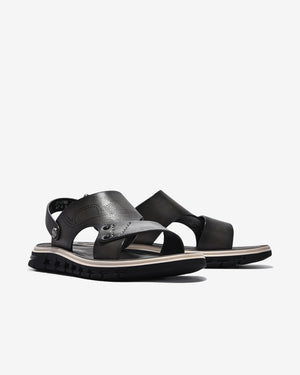 Giày Sandal Nam Zuciani Viền Đế Trắng-SCF66-Xám Color1