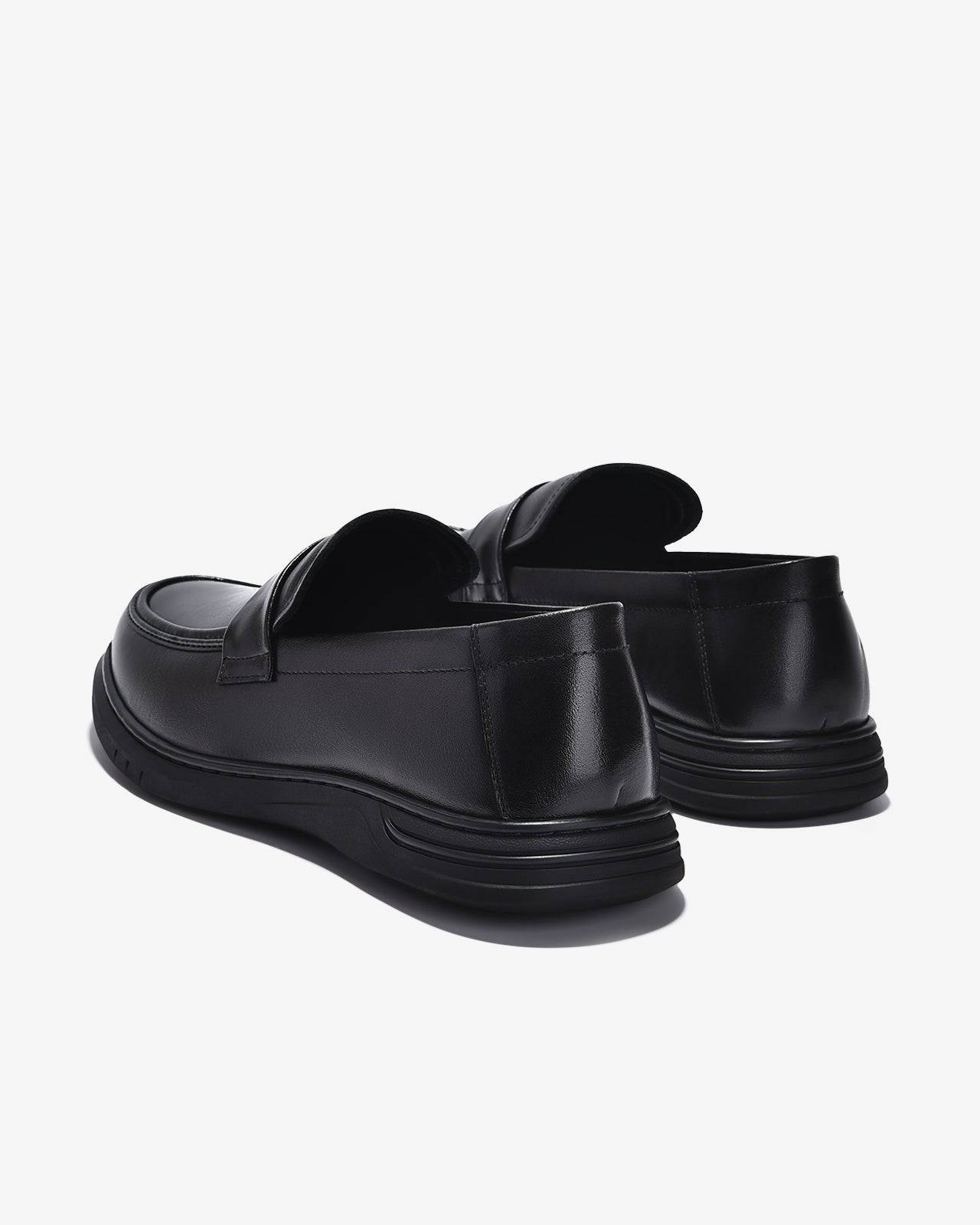 Giày Tây Nam Zuciani Kiểu Penny Tinh Giản-GRD67-Đen Color1