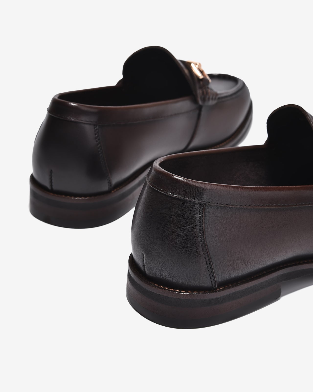 Giày Tây Loafer Zuciani Phối Khóa Mạ Vàng-GRW19-Nâu Color1