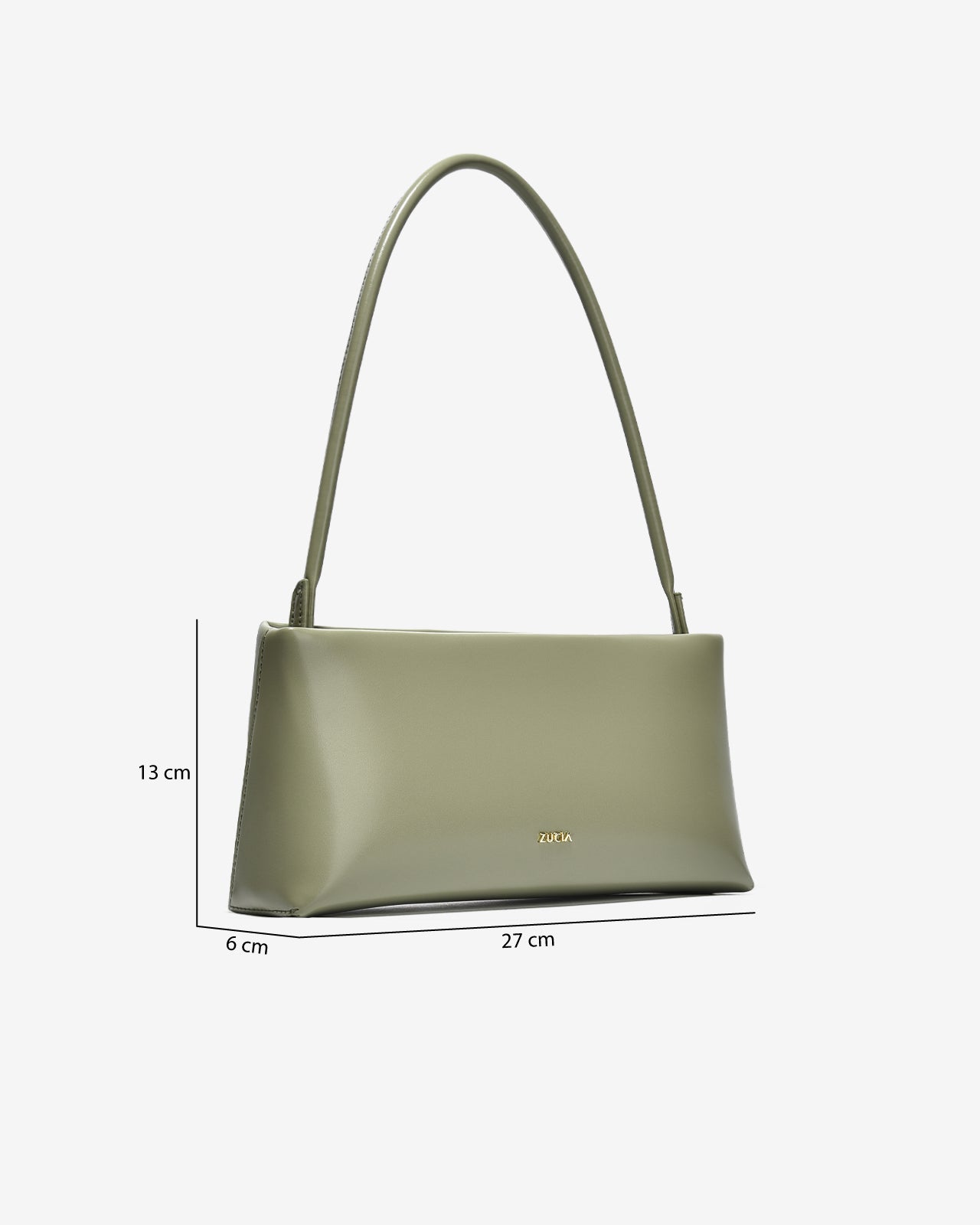 Túi Xách Tay Đeo Vai Hình Chữ Nhật Zucia InTo You N01-VS01-Xanh Lá Color2