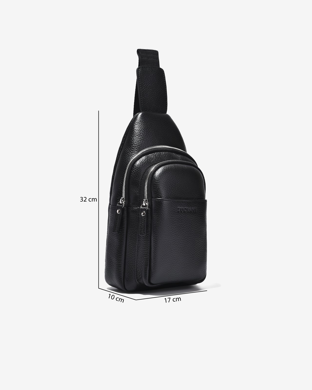 Túi Bao Tử Đeo Chéo Cao Cấp Zuciani La Sprezzatura N64-IT64-Đen Color1