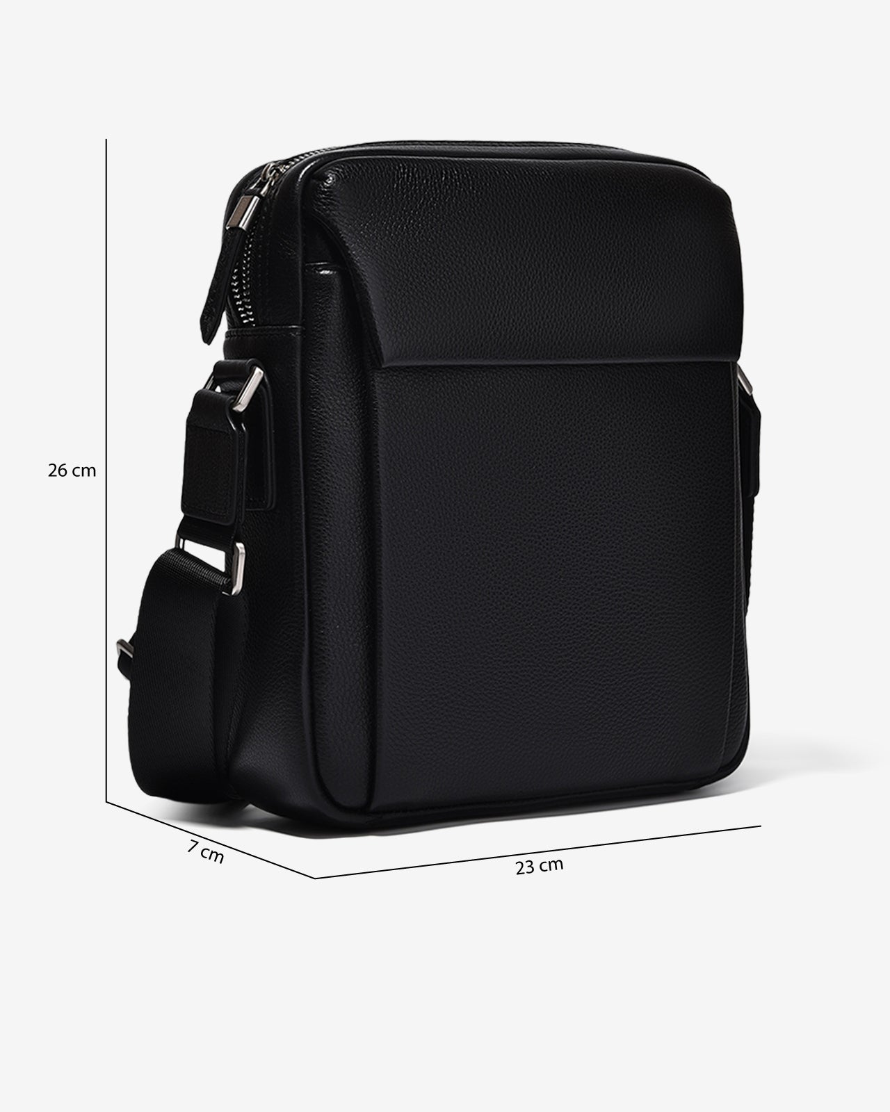 Túi Đeo Chéo Dáng Đứng Zuciani Modern Spirit N05-LF05-Đen Color1