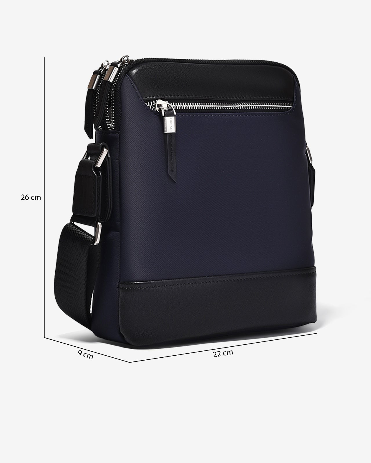 Túi Đeo Chéo Dáng Đứng Nam Zuciani Modern Spirit N08-LF08-Xanh Color1