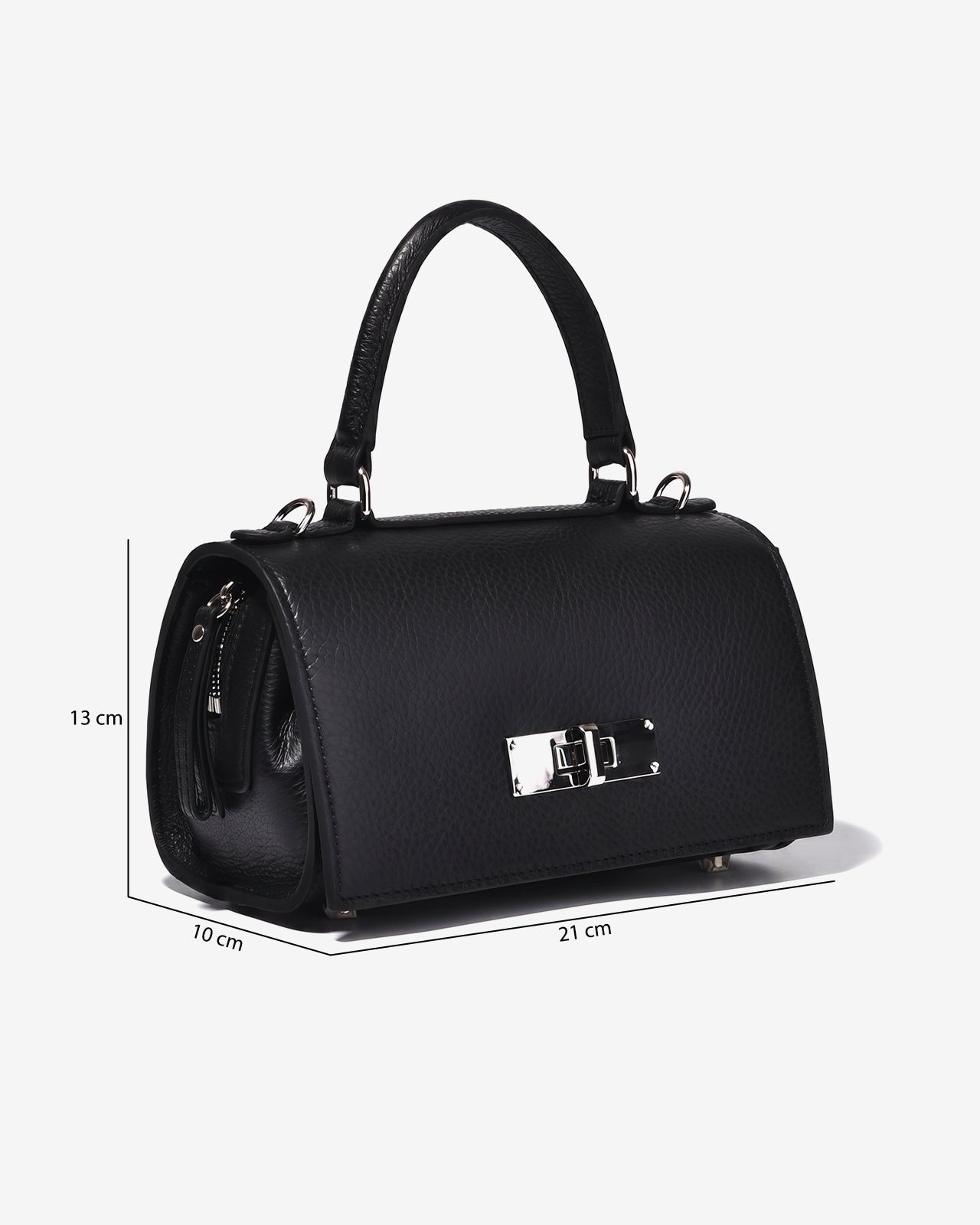 Túi Xách Nữ Phom Hộp Zuciani The Aurum Elegantia N28-TM28Đen Color2