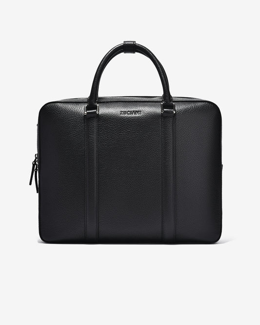 Cặp Nam Xách Tay Da Cao Cấp La Sprezzatura N62-IT62-Đen Color1First