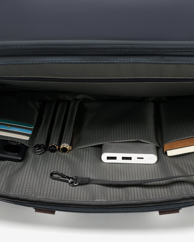 Túi Xách Tay Đeo Chéo Duffel Bag Da Cao Cấp Zuciani Timeless Fusion N12-MJ12-Xanh Color1