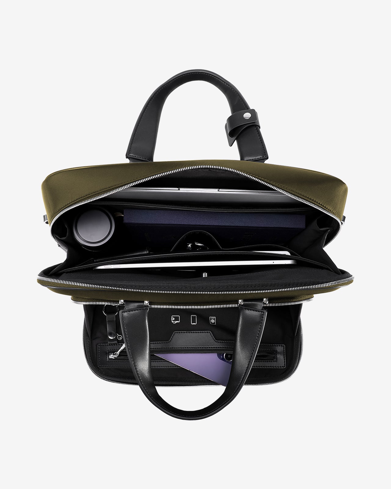 Cặp Nam Cao Cấp Zuciani Timeless Fusion N28-MJ28-Xanh Lá Color1