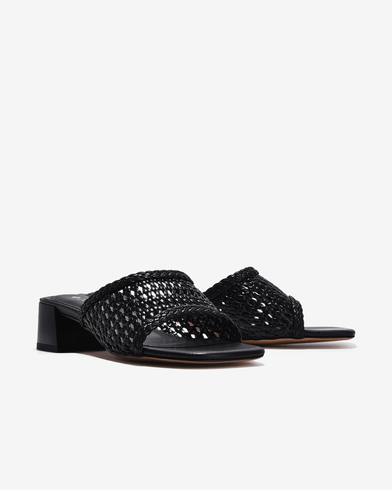 Dép Cao Gót Zuciani Quai Đan-DCM13-Đen Color2