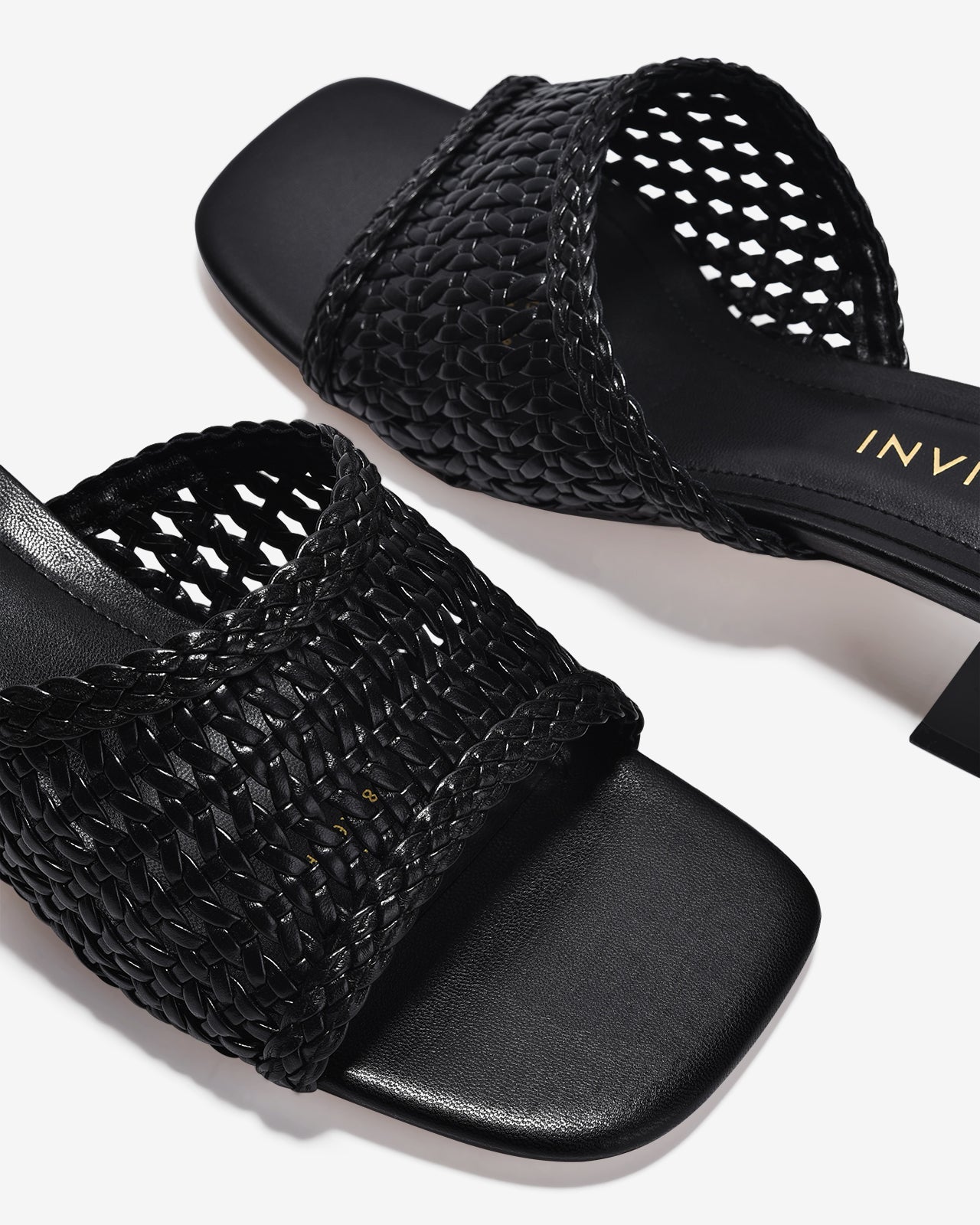 Dép Cao Gót Zuciani Quai Đan-DCM13-Đen Color1