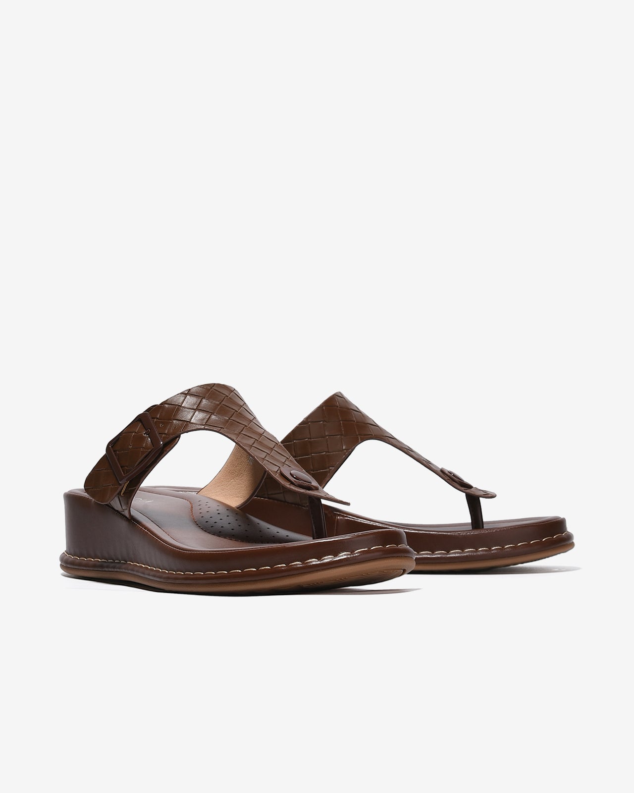 Dép Kẹp Nữ Zucia Quai Đan T- Strap-DHLL3-Nâu Color2