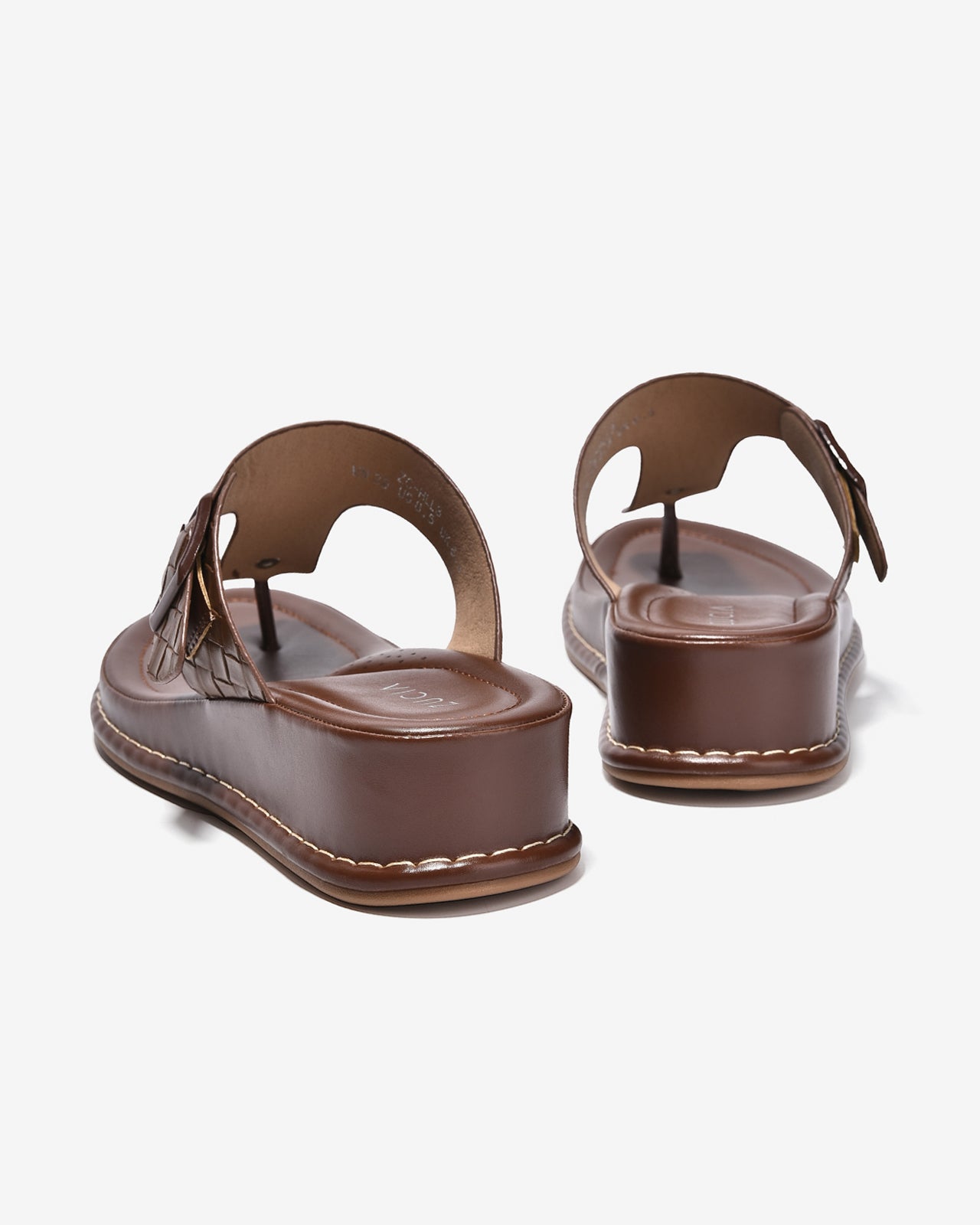 Dép Kẹp Nữ Zucia Quai Đan T- Strap-DHLL3-Nâu Color2