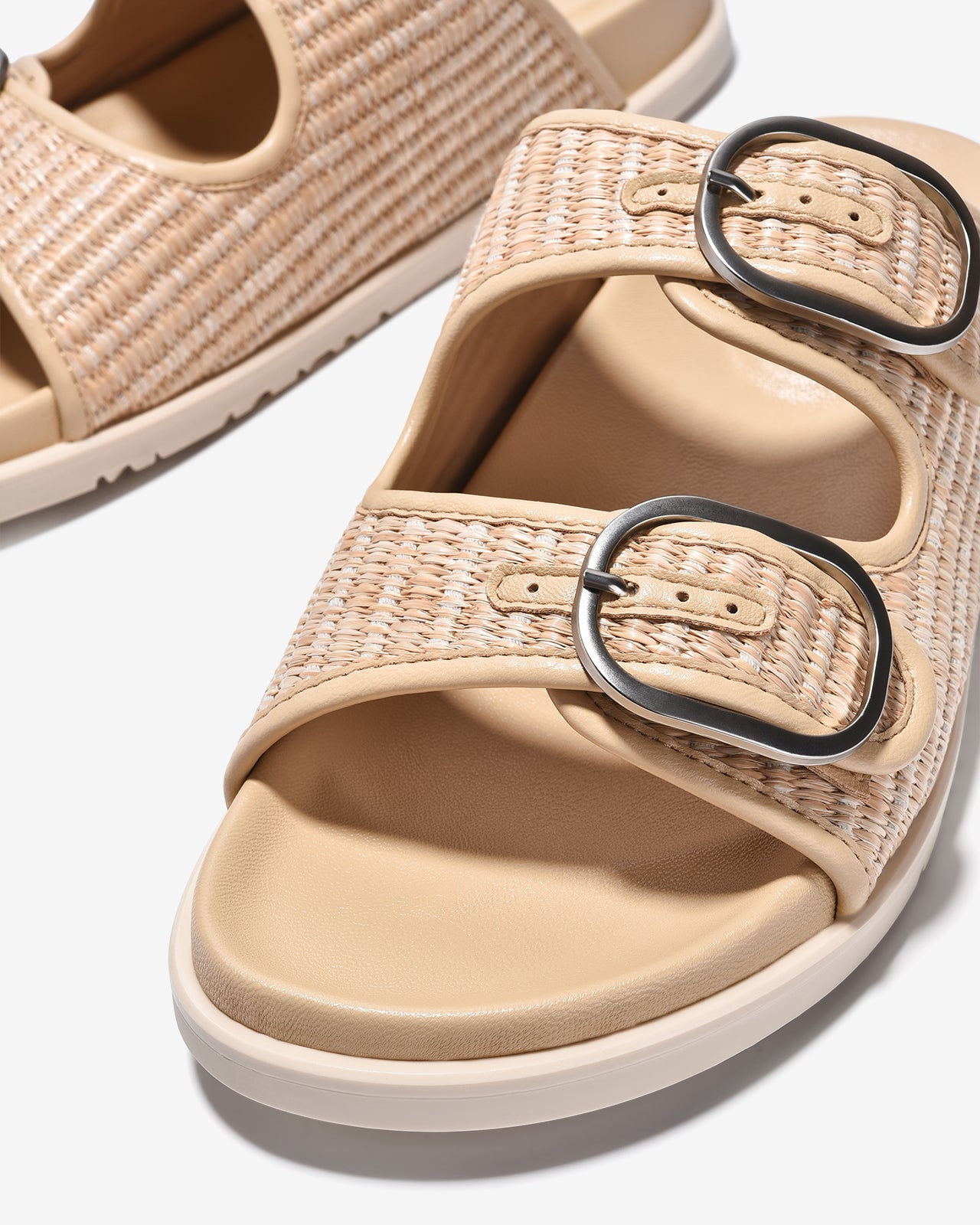 Dép Nữ Zucia Hai Quai Ngang Đan-DTHA3-Cafe Color3