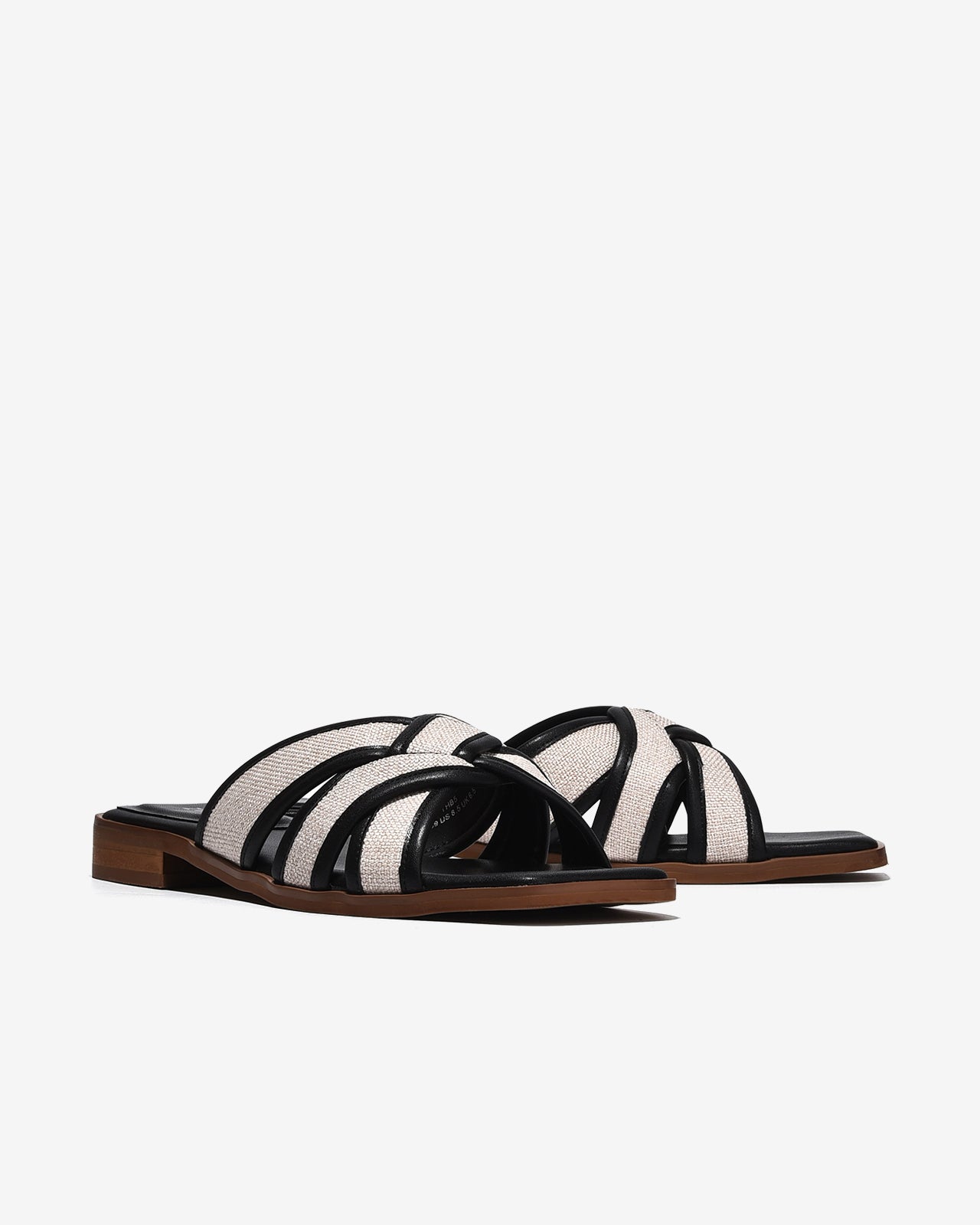 Dép Nữ Zucia Quai Phối Màu-DTHB5-Đen Color2