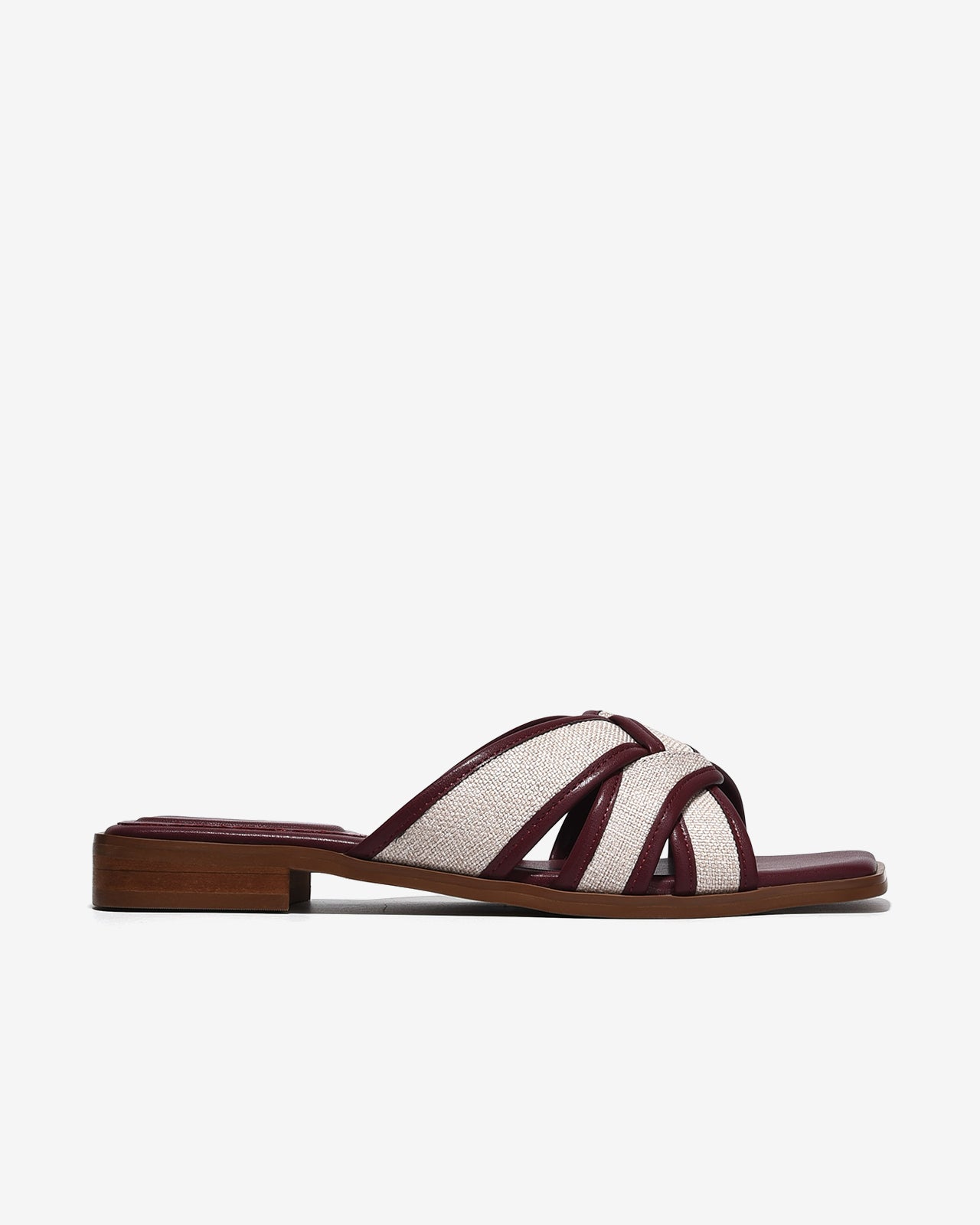 Dép Nữ Zucia Quai Phối Màu-DTHB5-Đỏ Color2First