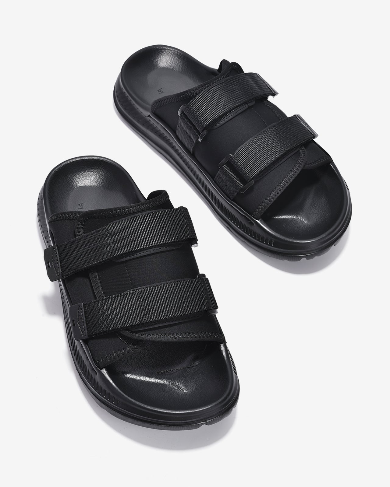 Dép Nam Zuciani Quai Ngang Phối Cài-DMY04-Đen Color1