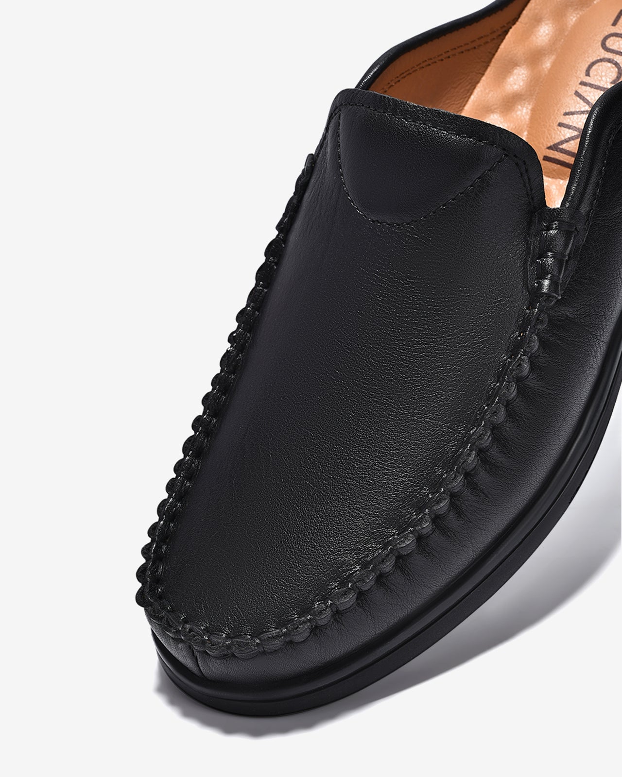 Giày Sapo Nam Zuciani Viền May Nổi-GCF68-Đen Color2