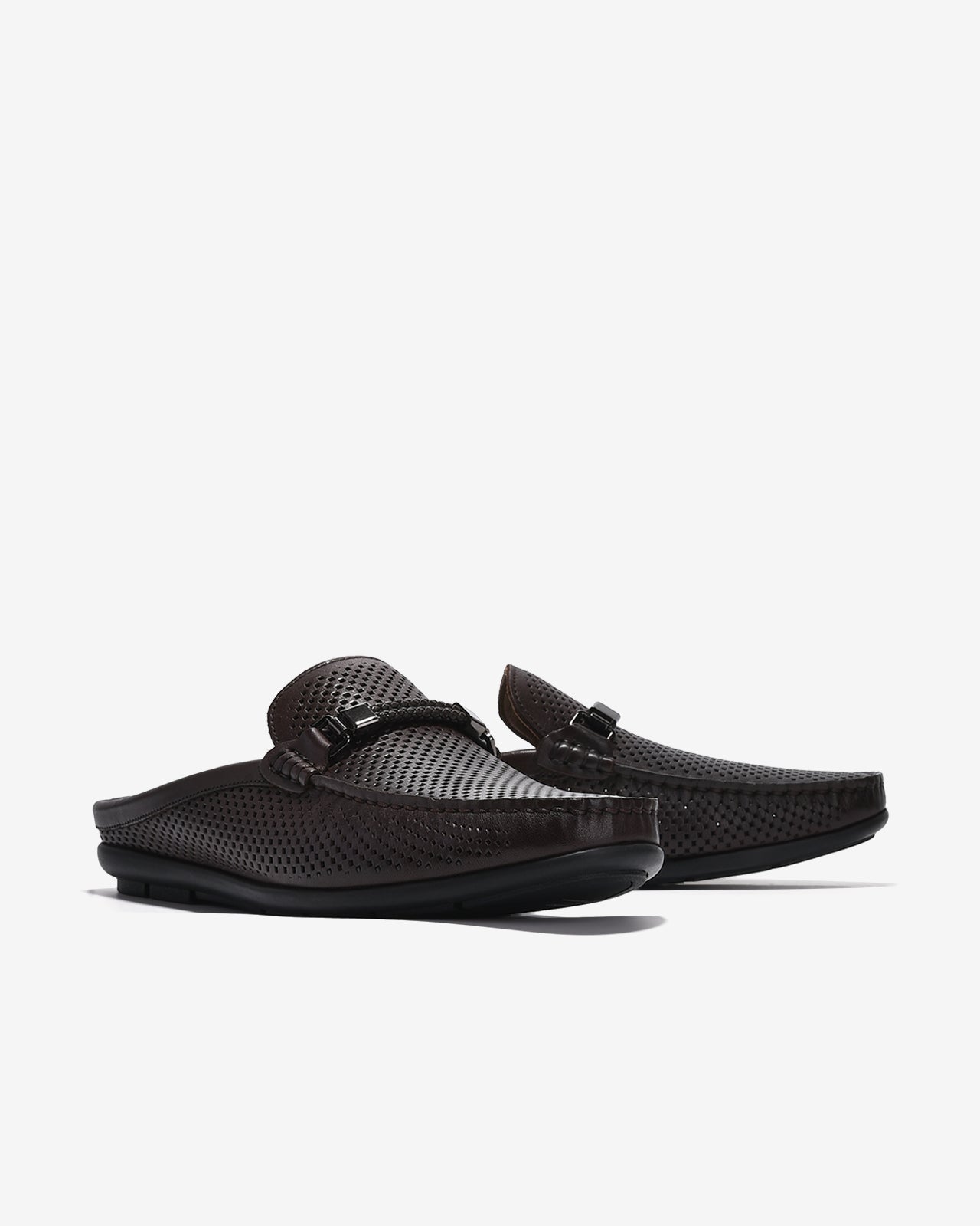 Dép Sapo Nam Zuciani Đục Lỗ Thoáng Khí-GRW12-Nâu Color1