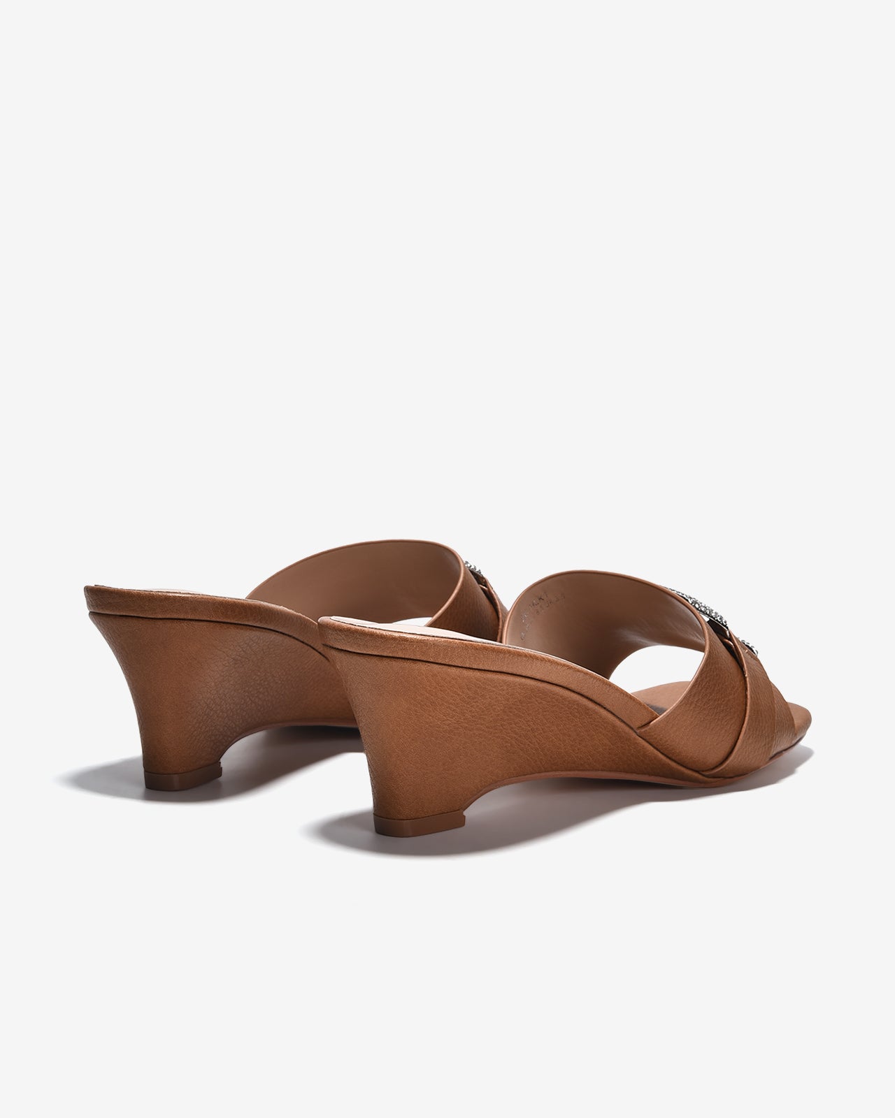 Dép Xuồng Zucia Mũi Vuông Quai Ngang Bản To-DHLK1-Nâu Color2