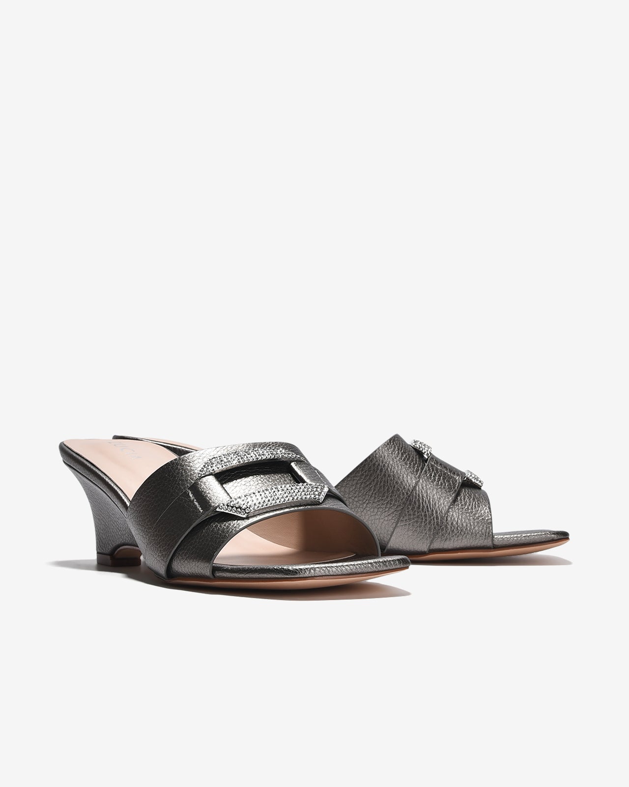 Dép Xuồng Zucia Mũi Vuông Quai Ngang Bản To-DHLK1-Xám Color2