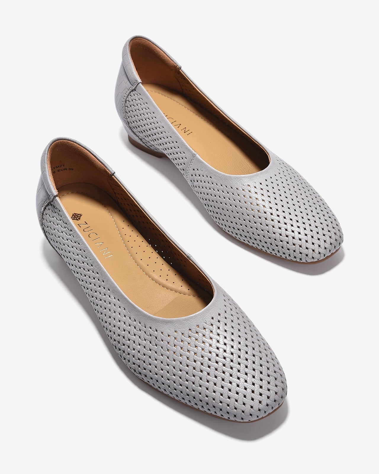 Giày Búp Bê Zuciani Thiết Kế Đan-GYM21-Xanh Color1