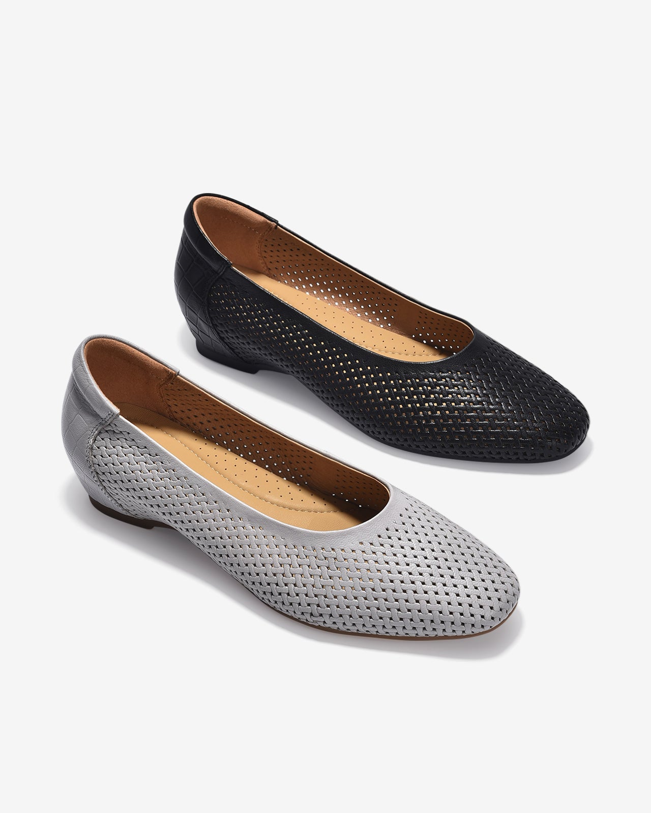 Giày Búp Bê Zuciani Thiết Kế Đan-GYM21-Xanh Color1