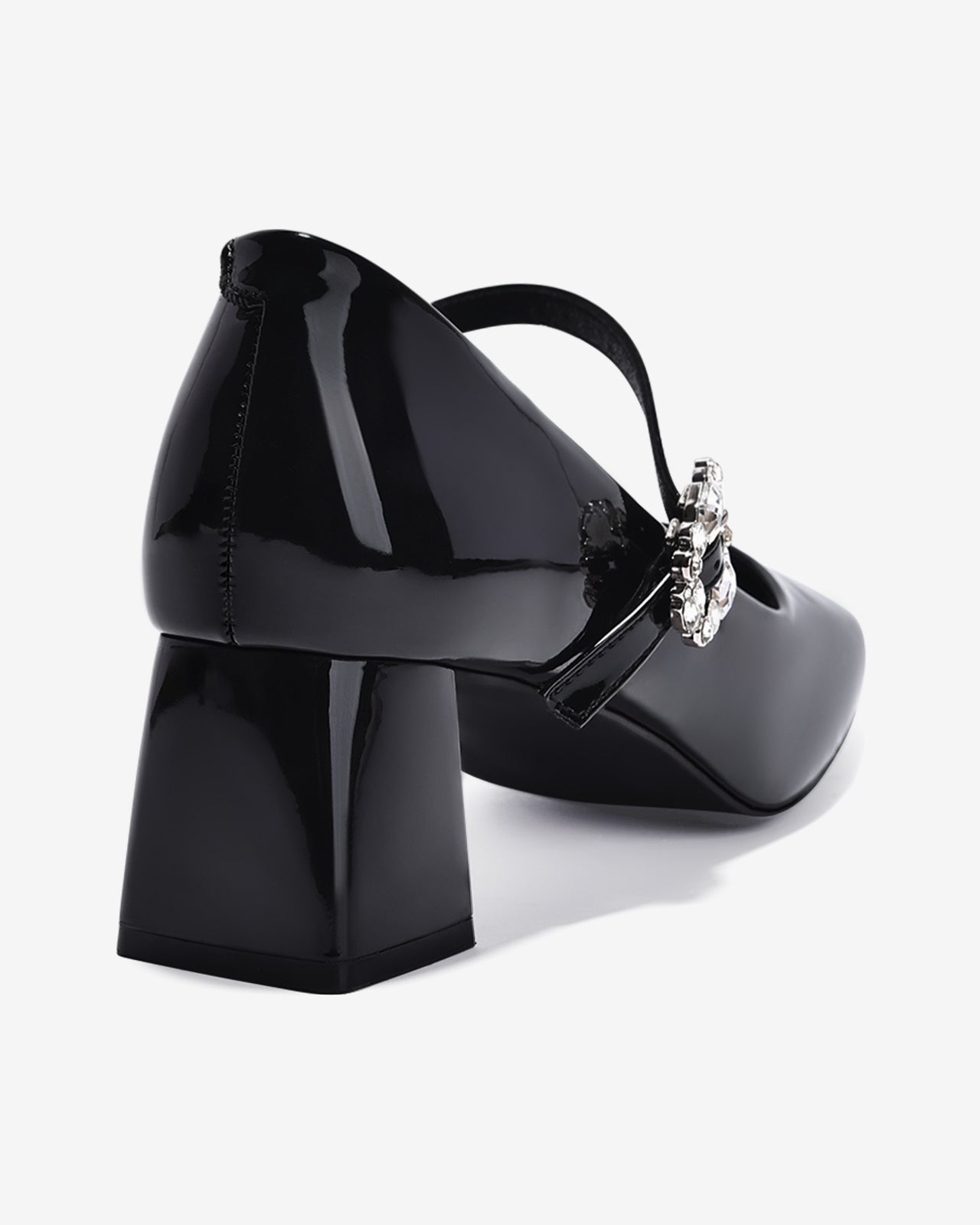 Giày Cao Gót Zucia Mary Jane Đính Đá-GTH91-Đen Color1