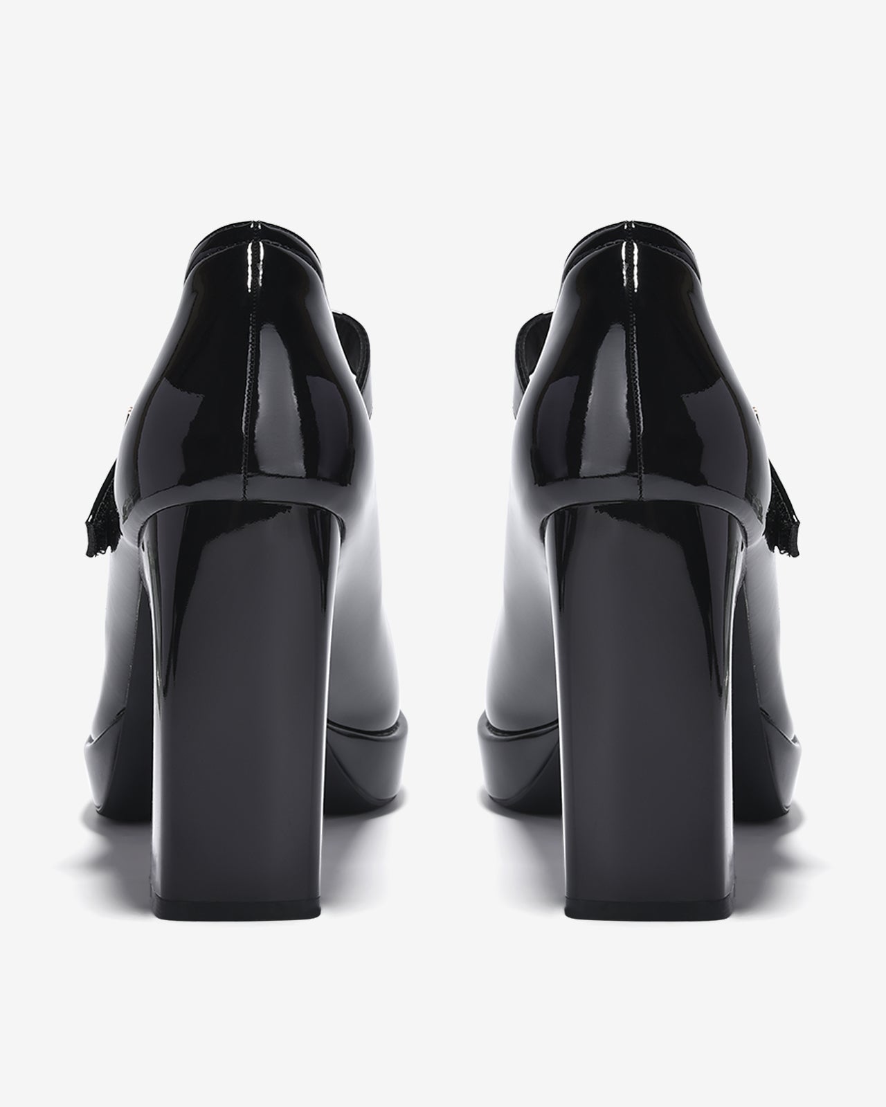 Giày Cao Gót Mary Jane Zucia Da Bóng 10cm-GTHA2-Đen Bóng Color3