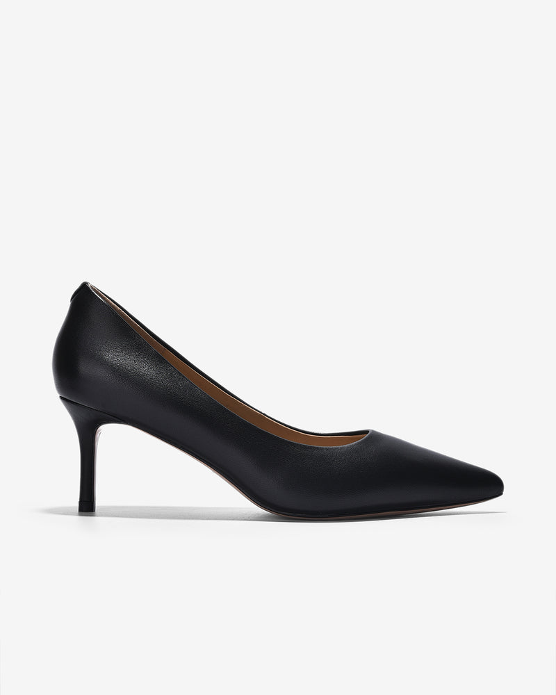 Giày Cao Gót Zuciani Pump Da Mờ Cổ Điển-GCL07-Đen Color3First