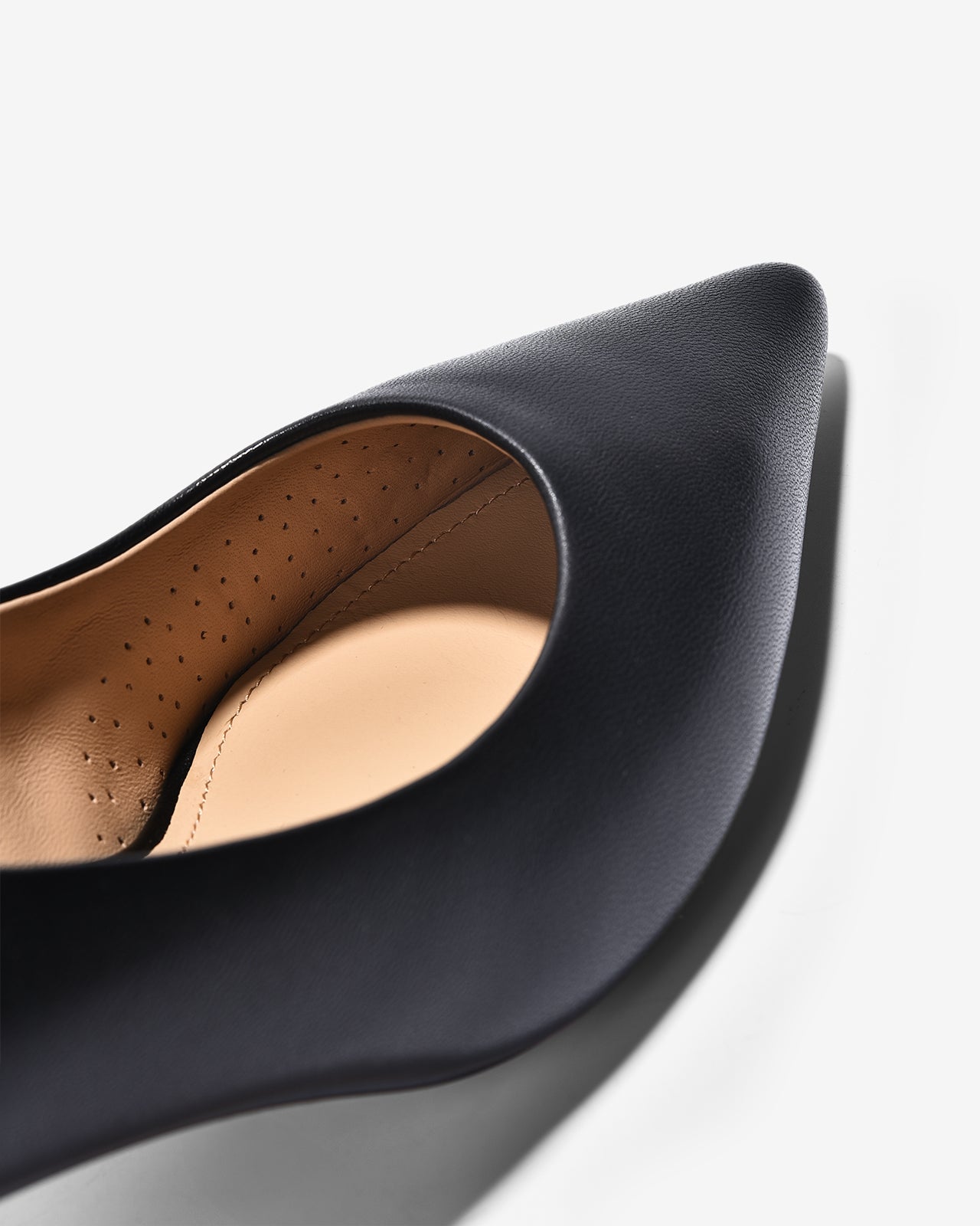 Giày Cao Gót Zuciani Pump Da Mờ Cổ Điển-GCL07-Đen Color1