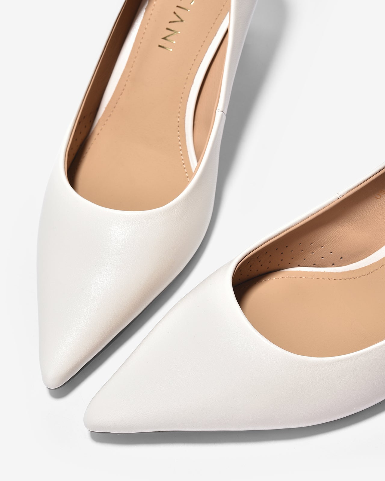 Giày Cao Gót Zuciani Pump Da Mờ Cổ Điển-GCL07-Trắng Color2