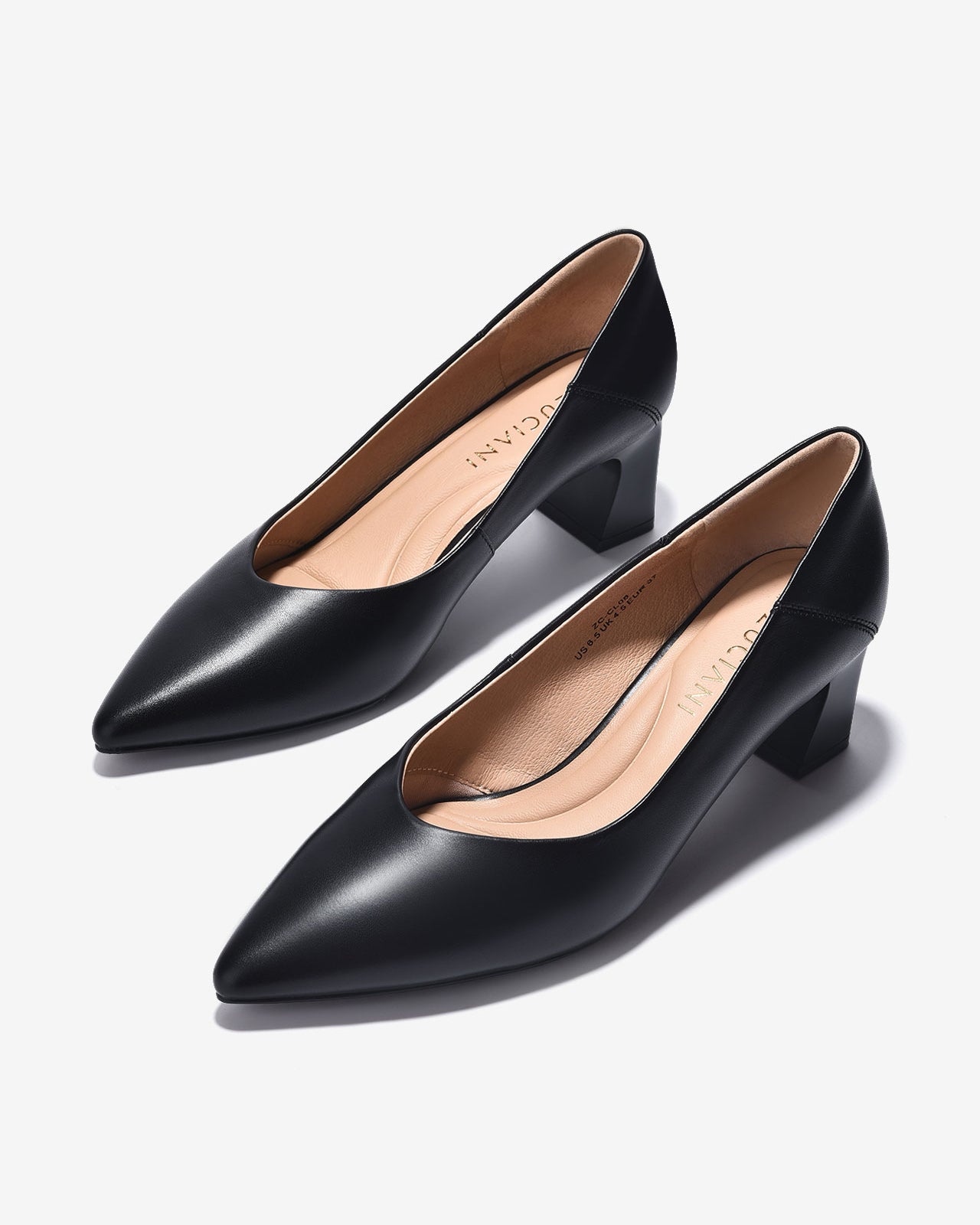 Giày Cao Gót Zuciani Gót Cách Điệu-GCL08-Đen Color2