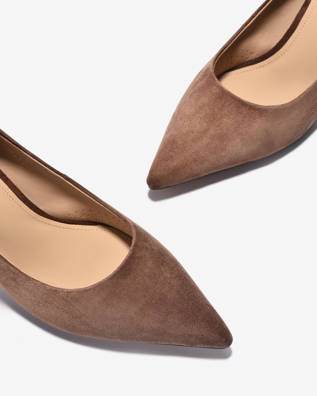 Giày Cao Gót Zuciani Đế Nhọn Da Phối-GCL09-Nâu Color1