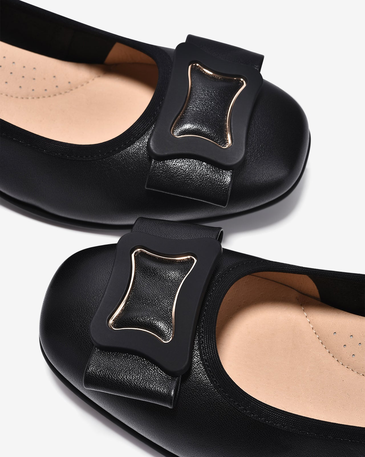 Giày Cao Gót Zuciani Đính Nơ Phối Khoá Cách Điệu-GCM09-Đen Color1