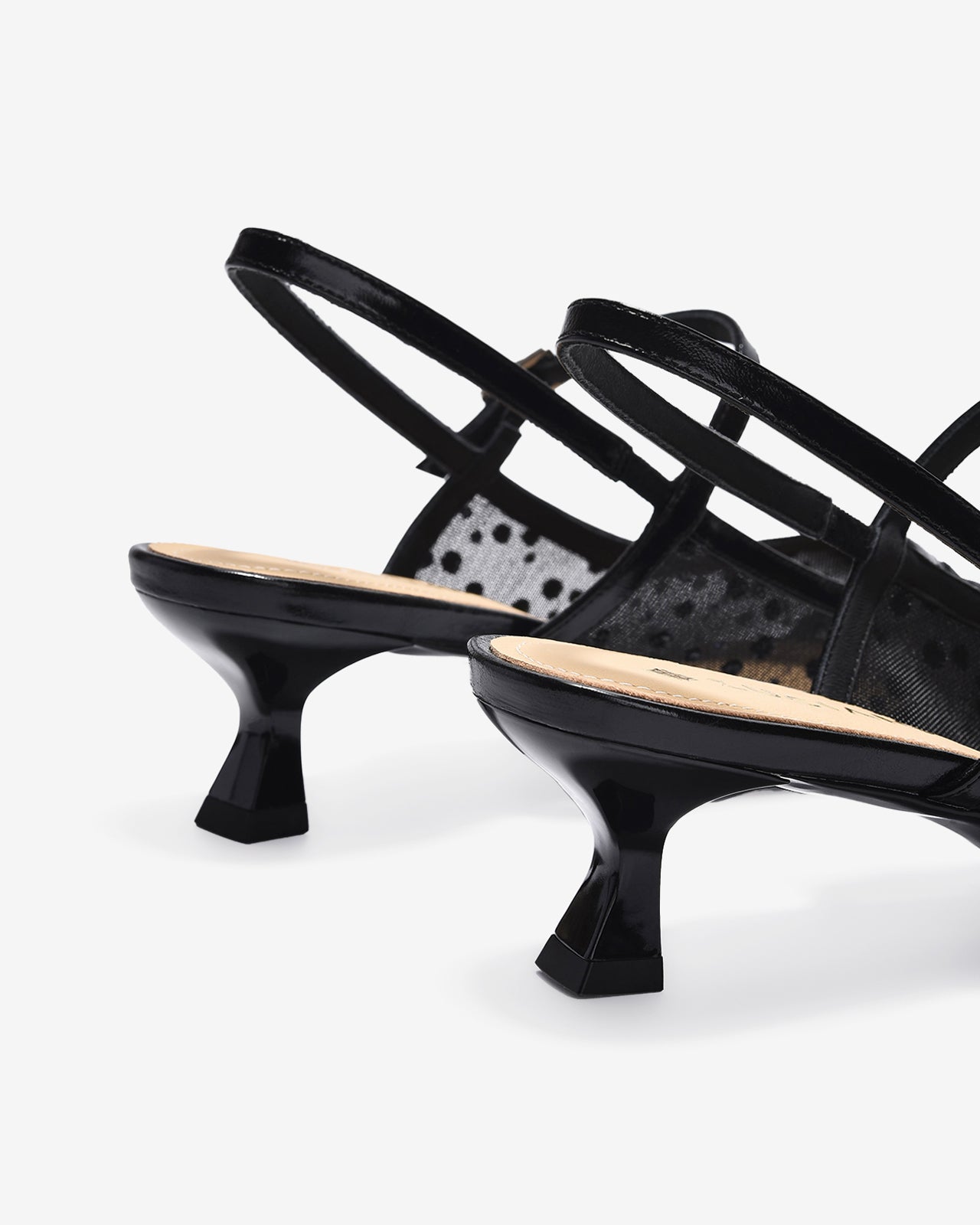 Giày Cao Gót Zuciani Lưới Đính Đá Ánh Bạc-GCM31-Đen Color2