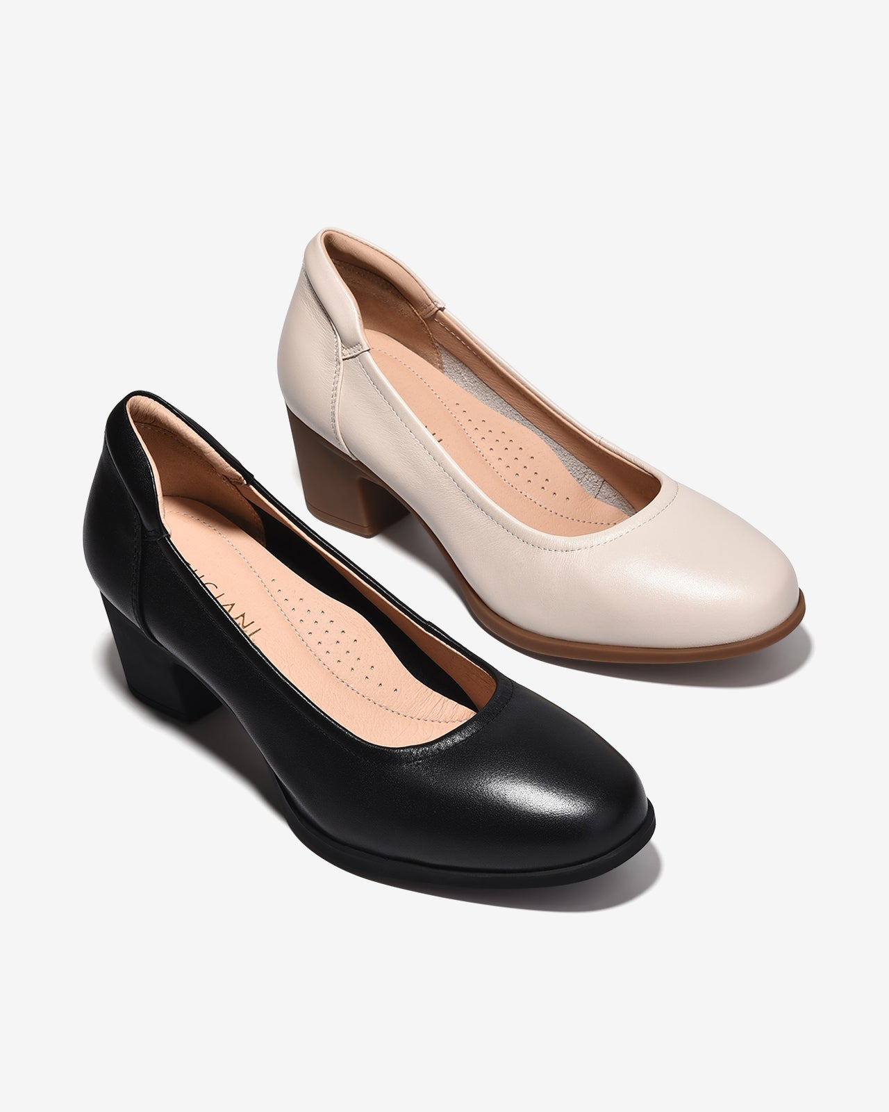 Giày Cao Gót Zuciani Đế 6CM Trơn-GCM42-Đen Color1