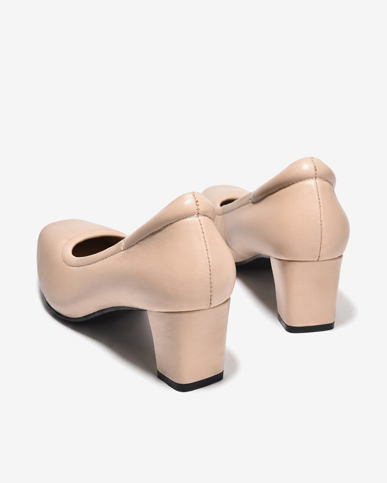 Giày Cao Gót Nữ Gót Trụ Zuciani Venaro Sofa Pumps-GSD07-Kem Color2