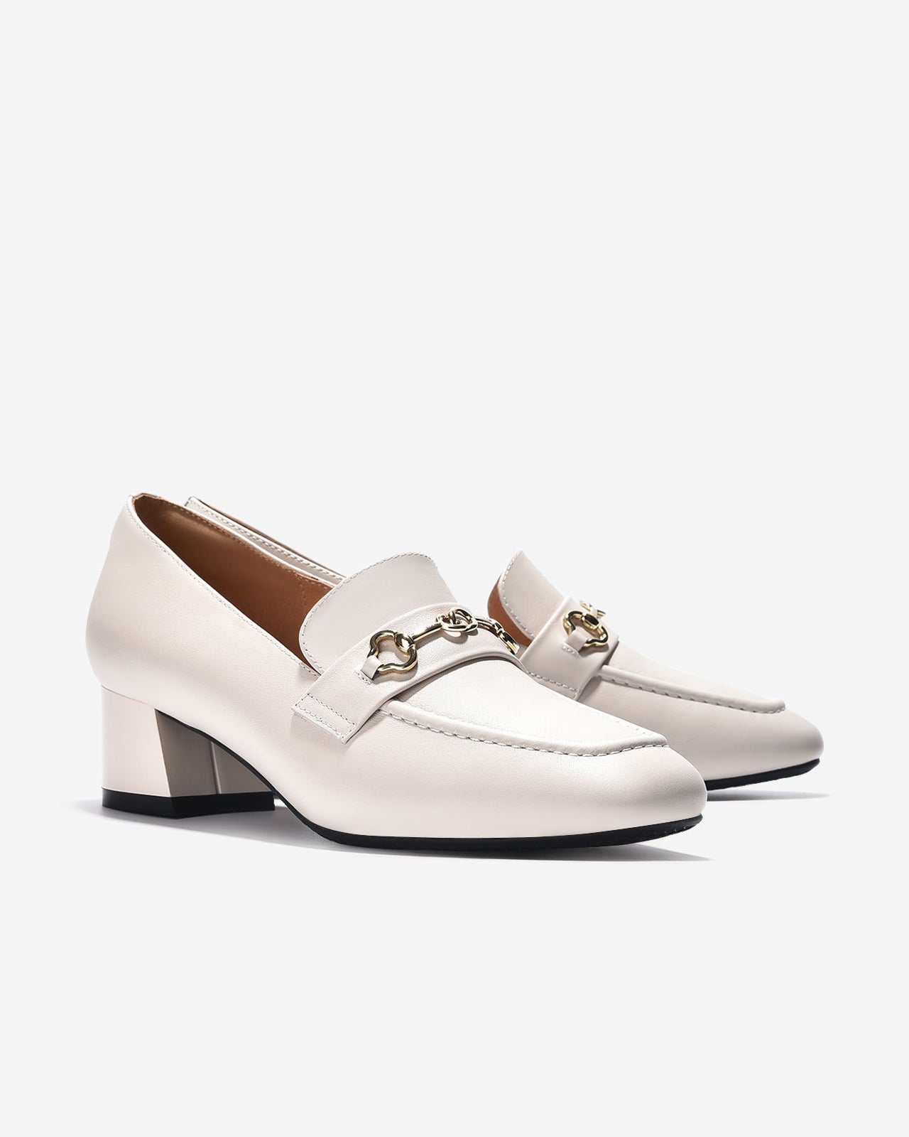 Giày Mọi Zuciani Gót Trụ Phong Cách Menswear-GCL10-Trắng Color2