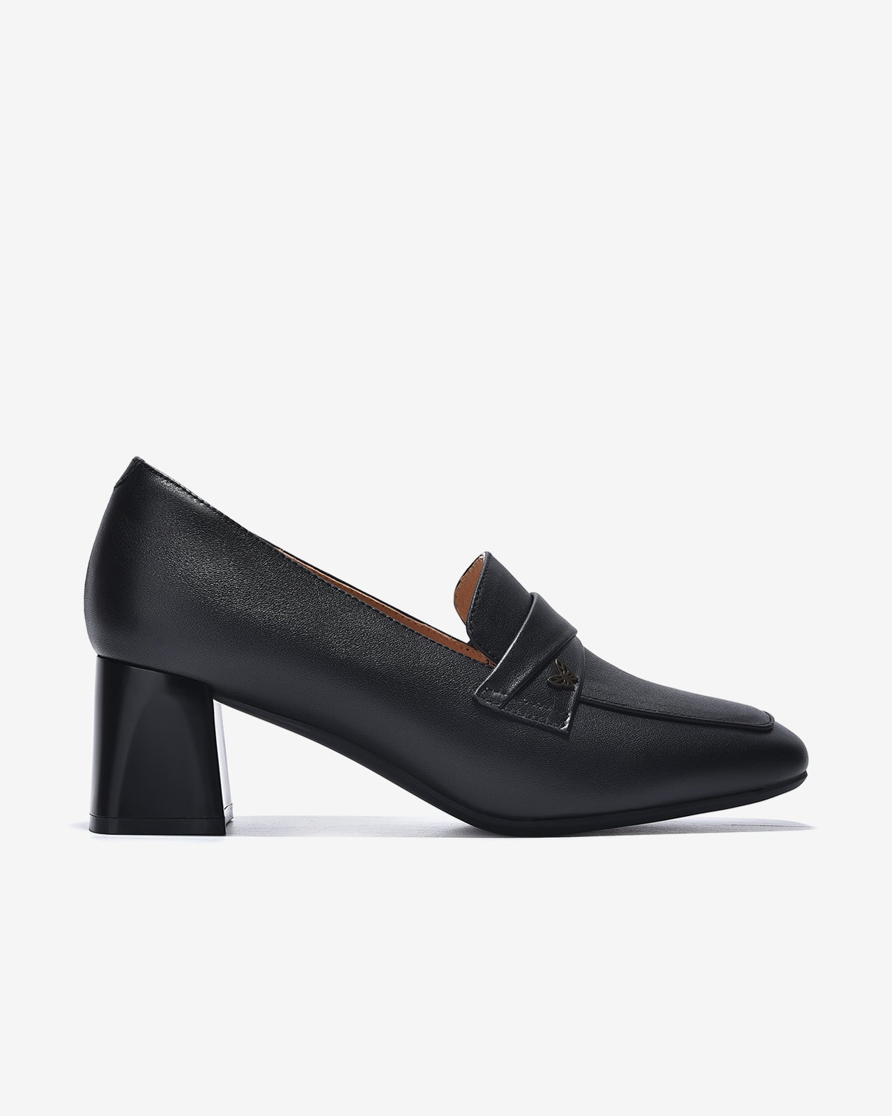 Giày Mọi Zuciani Đế 6CM Đính Hình Bướm-GCL14-Đen Color2First