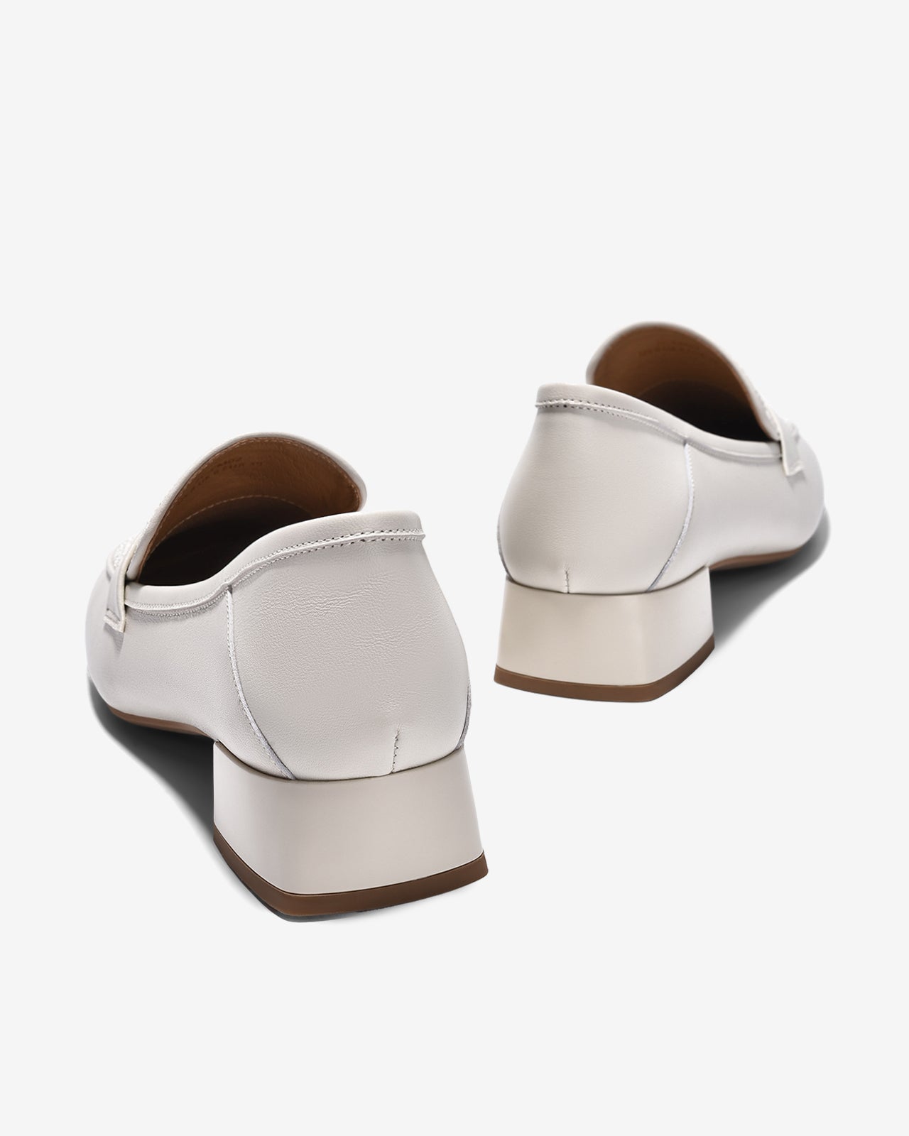 Giày Mọi Nữ Zuciani Phối Vân Dệt-GCM02-Trắng Color2