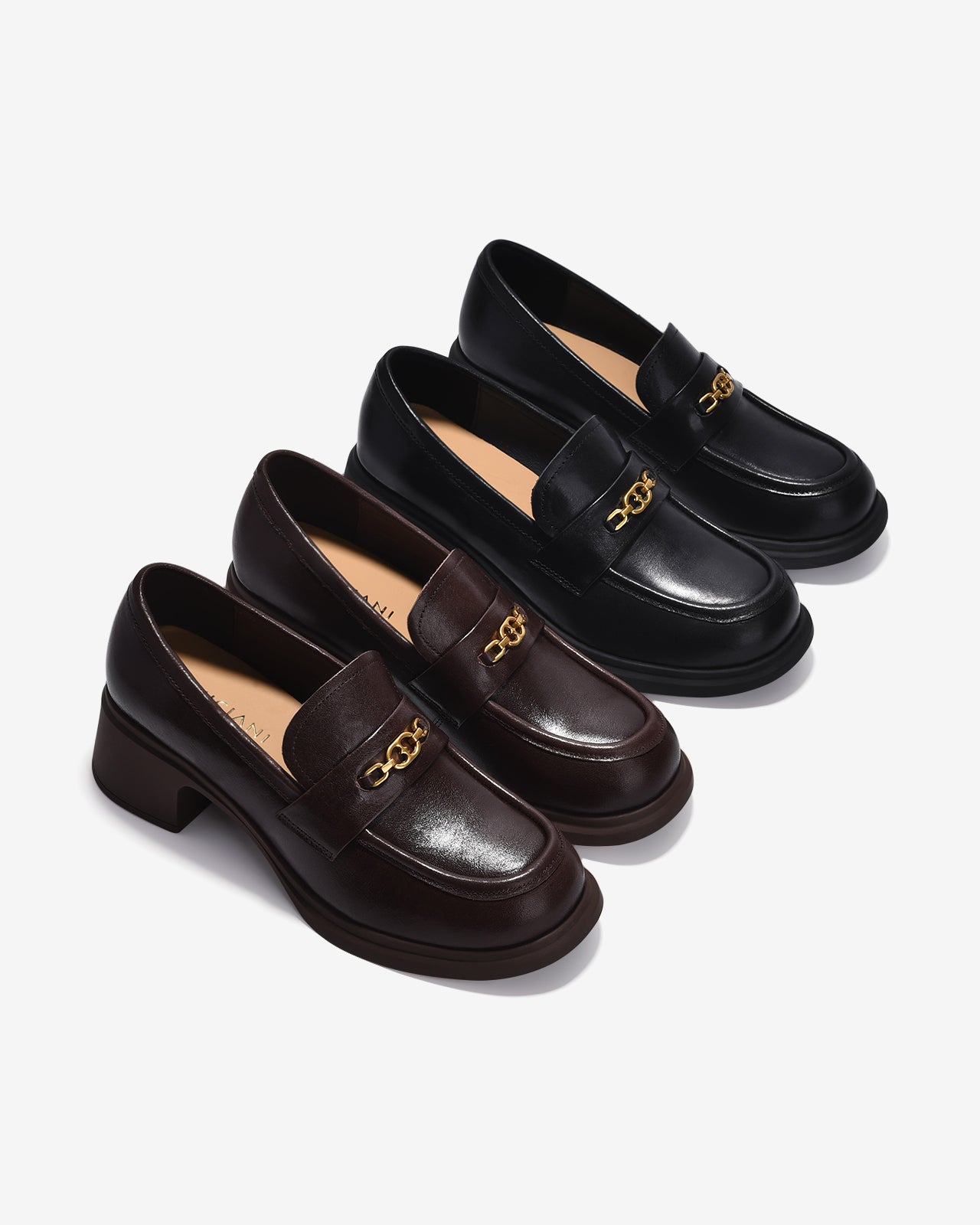 Giày Lười Zuciani Dáng Mary Jane-GCM29-Đen Color1