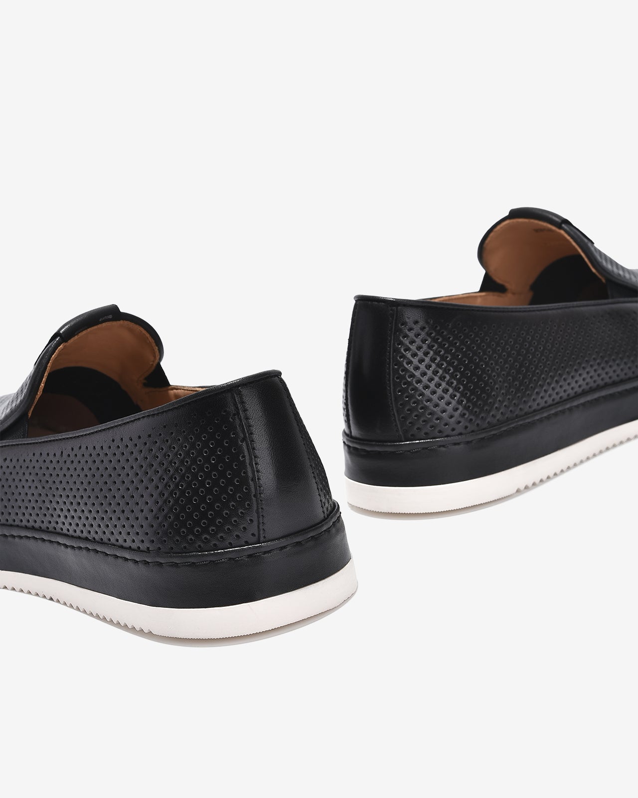 Giày Lười Nam Zuciani Đế Bằng Phối Màu-GRW18-Đen Color2