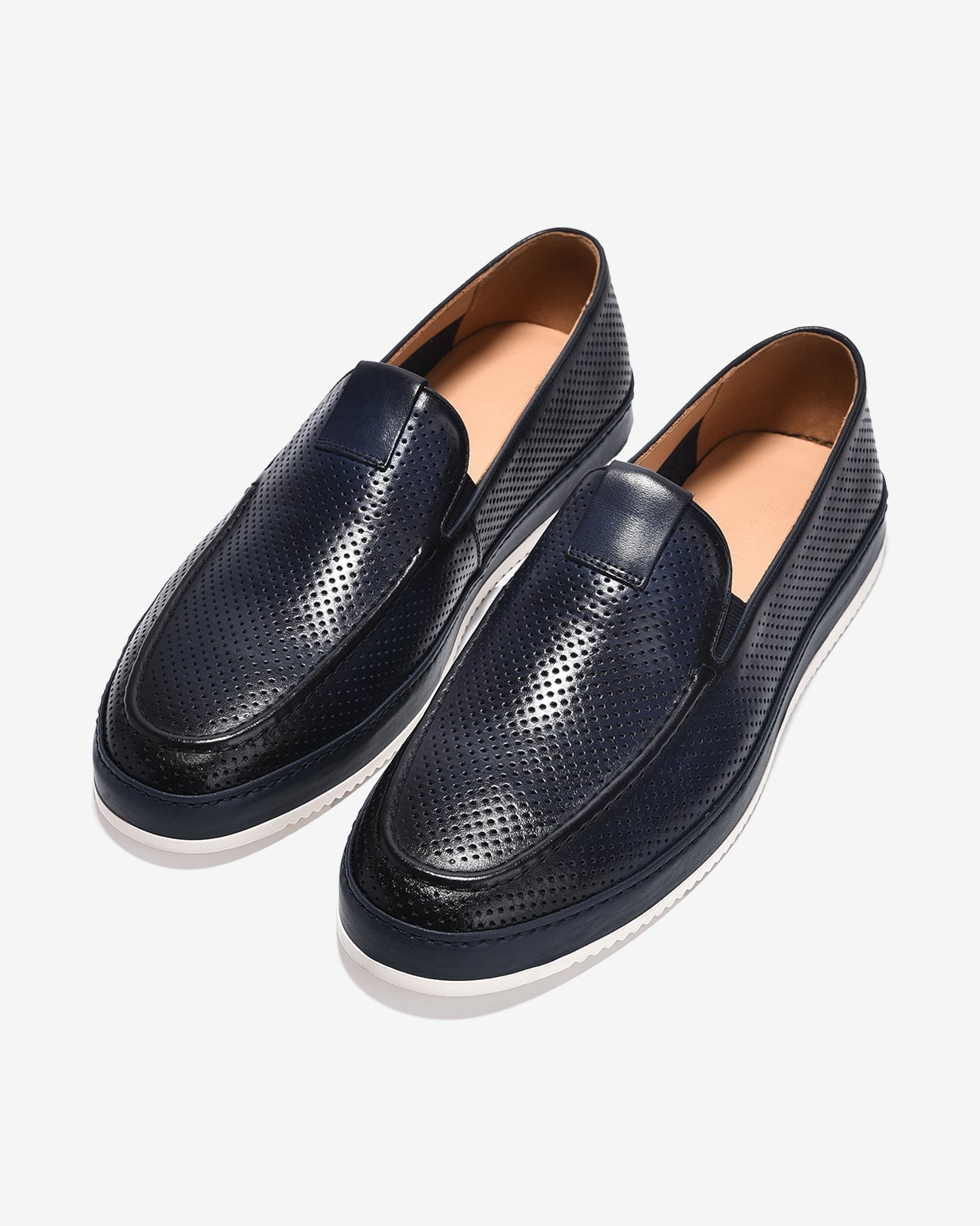 Giày Lười Nam Zuciani Đế Bằng Phối Màu-GRW18-Xanh Color1