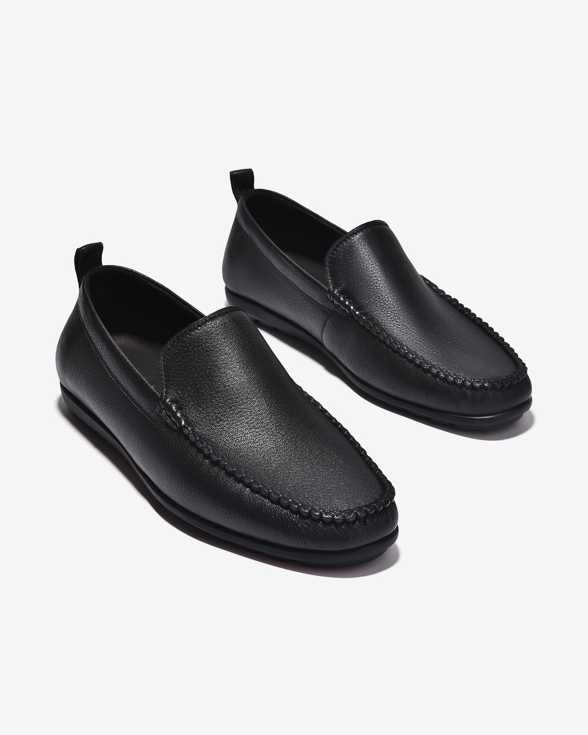 Giày Lười Zuciani Da Vân Mềm-GSD09Đen Color2