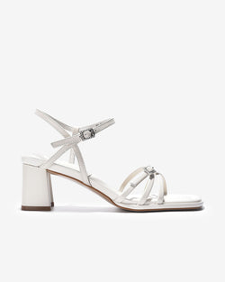 Giày Sandal Cao Gót Zuciani Thiết Kế Ankle Strap-SCL02-Trắng Color1First