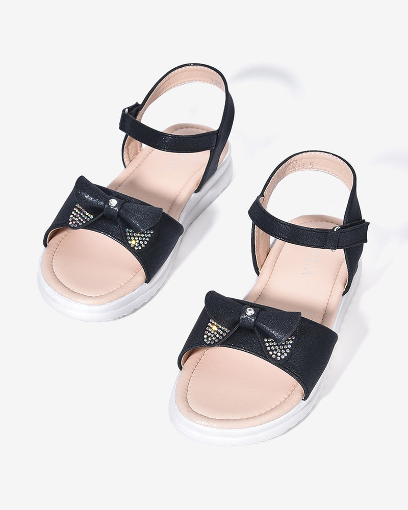 Giày Sandal Trẻ Em Zucia Nơ Đính Hạt-SCS03-n Color1