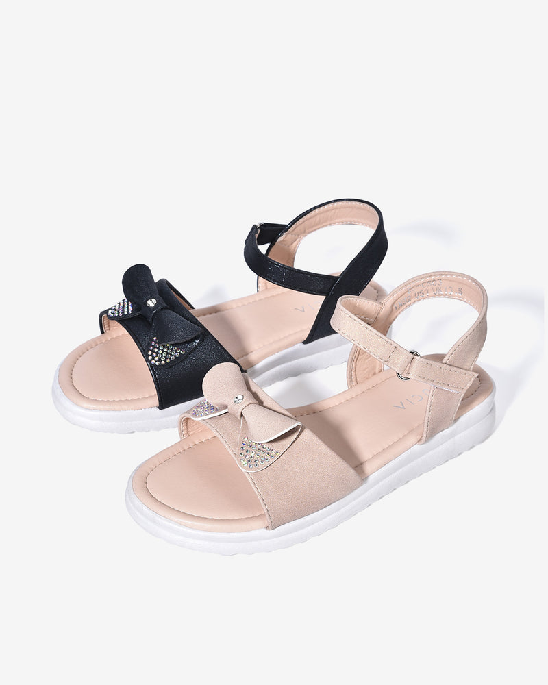 Giày Sandal Trẻ Em Zucia Nơ Đính Hạt-SCS03-n Color2