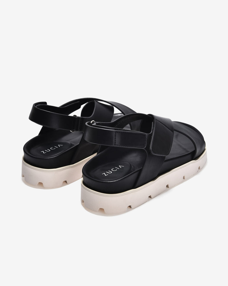 Giày Sandal Zucia Quai Chéo Bản To-STH94Đen Color3